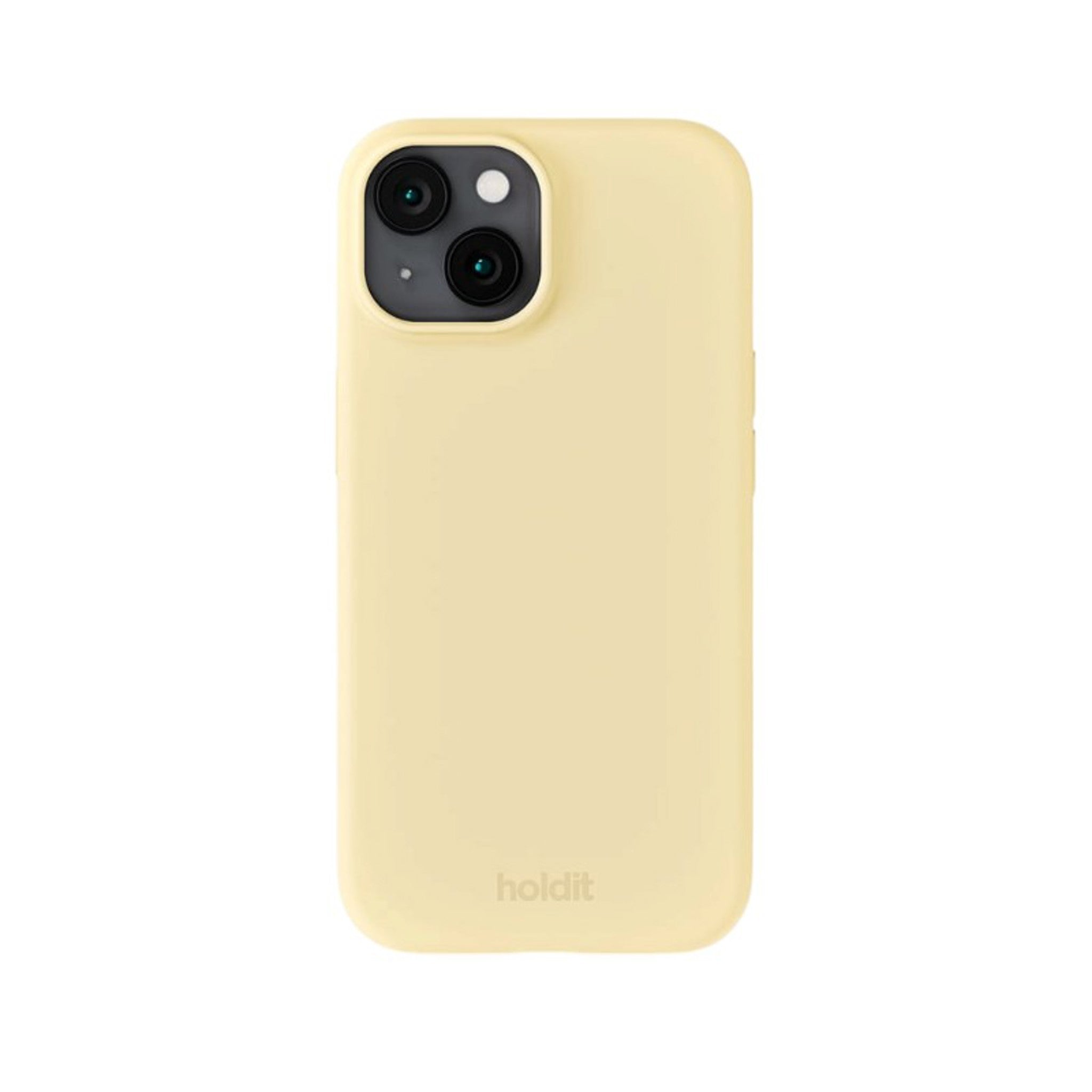 Holdit iPhone 14 / 13 Soft Touch Silikone Cover - Butter Yellow