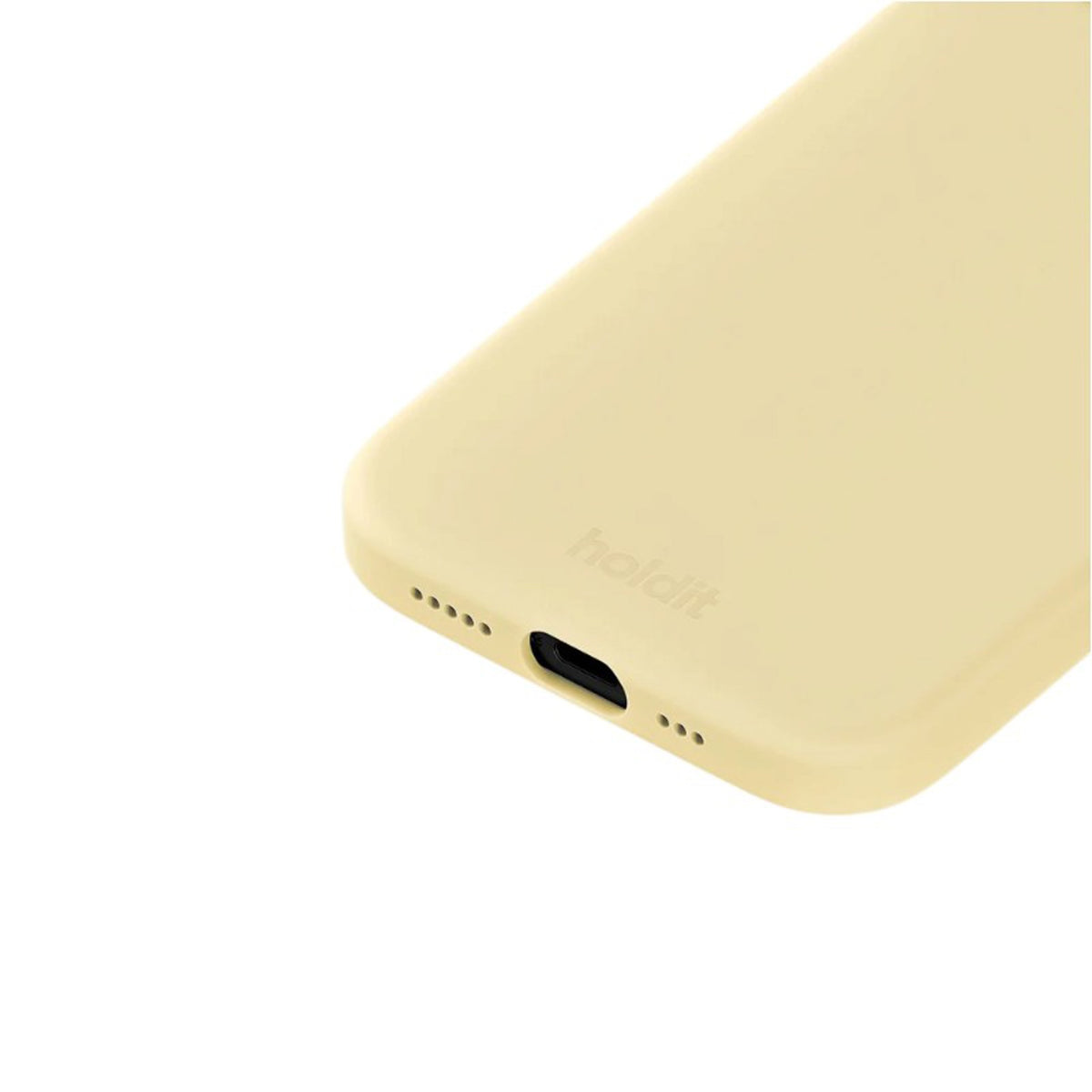 iPhone 15 Holdit Soft Touch Silikone Mobil Cover - Butter Yellow