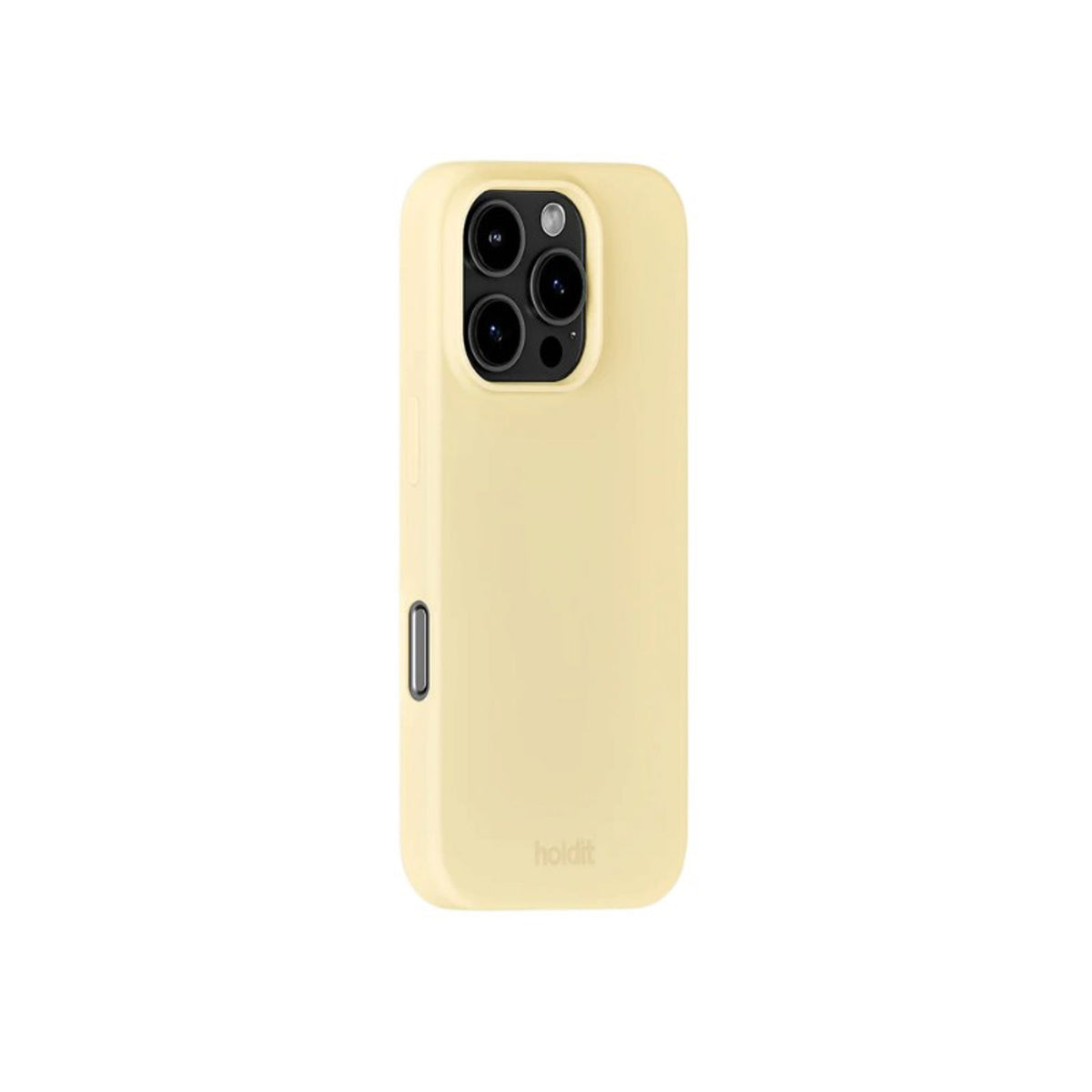 Holdit iPhone 16 Pro Soft Touch Silikone Cover - Butter Yellow