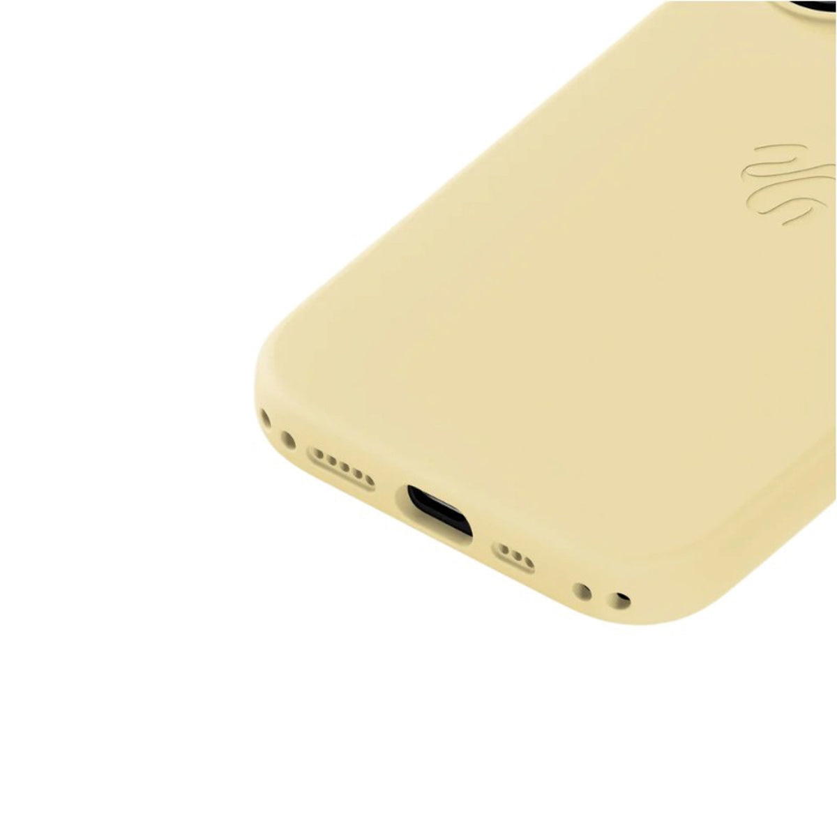 iPhone 16 Holdit Soft Touch MagSafe Silikone Mobil Cover - Butter Yellow