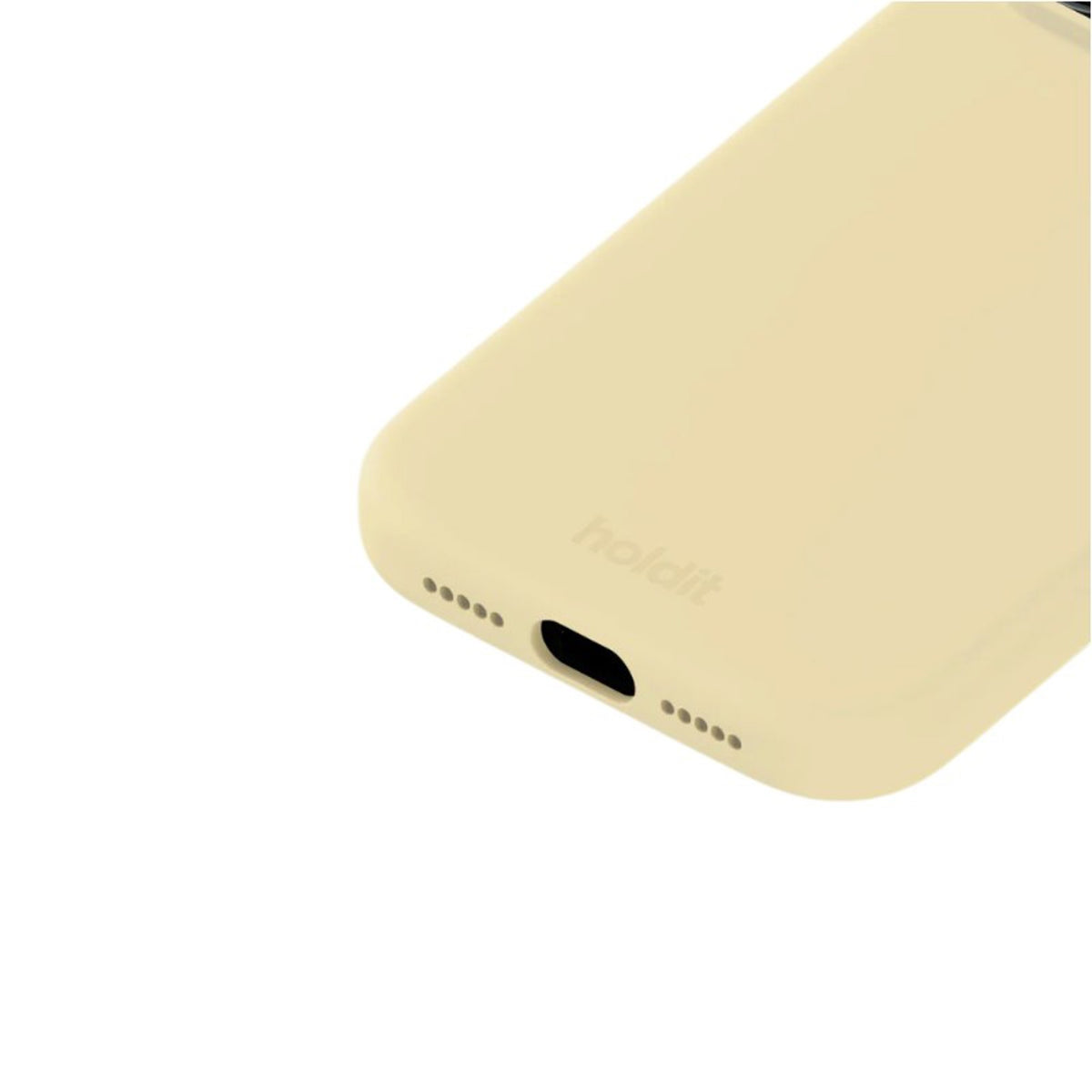iPhone 18 Pro / 17 Pro Holdit Soft Touch Silikone Mobil Cover - Butter Yellow