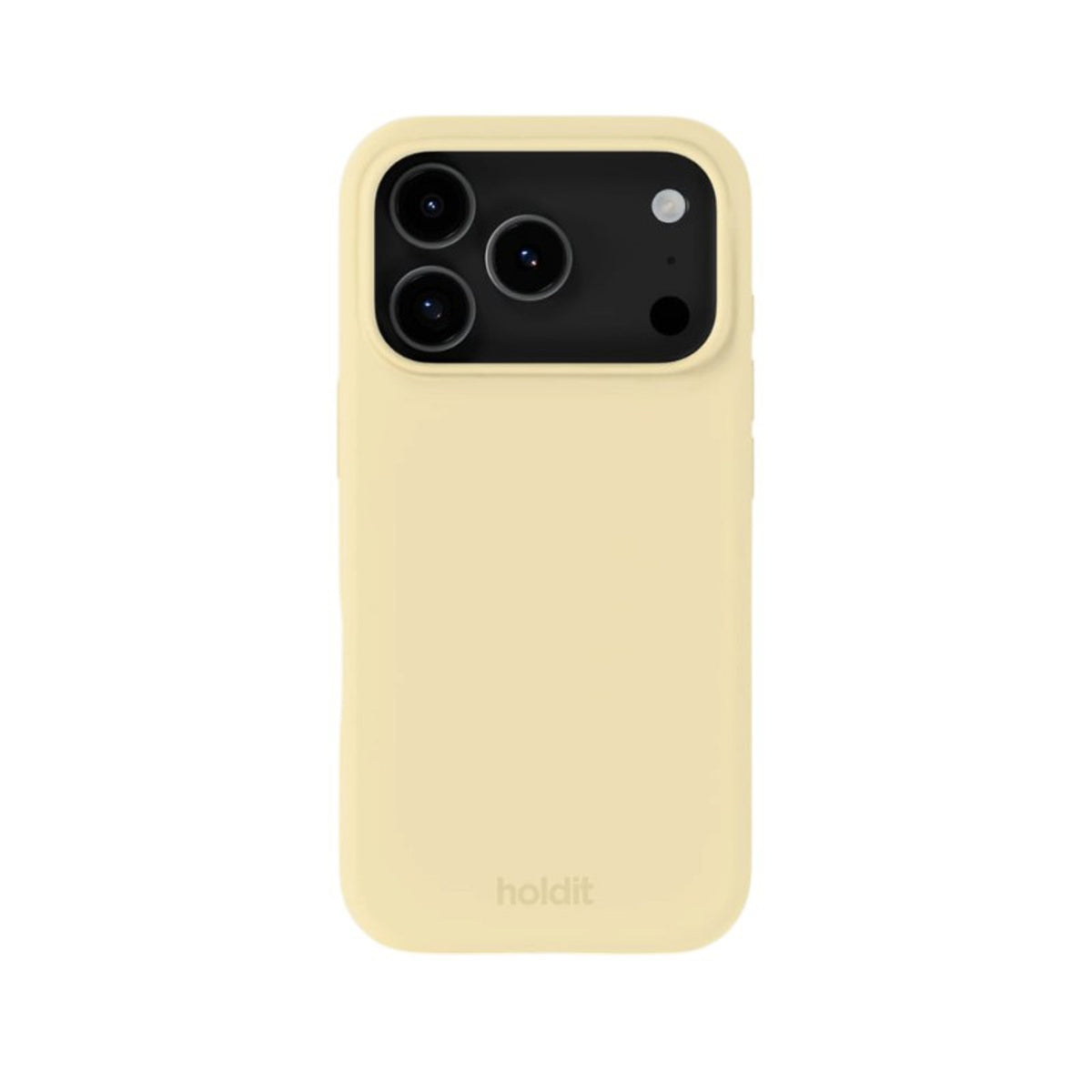 iPhone 18 Pro Max / 17 Pro Max Holdit Soft Touch Silikone Mobil Cover - Butter Yellow