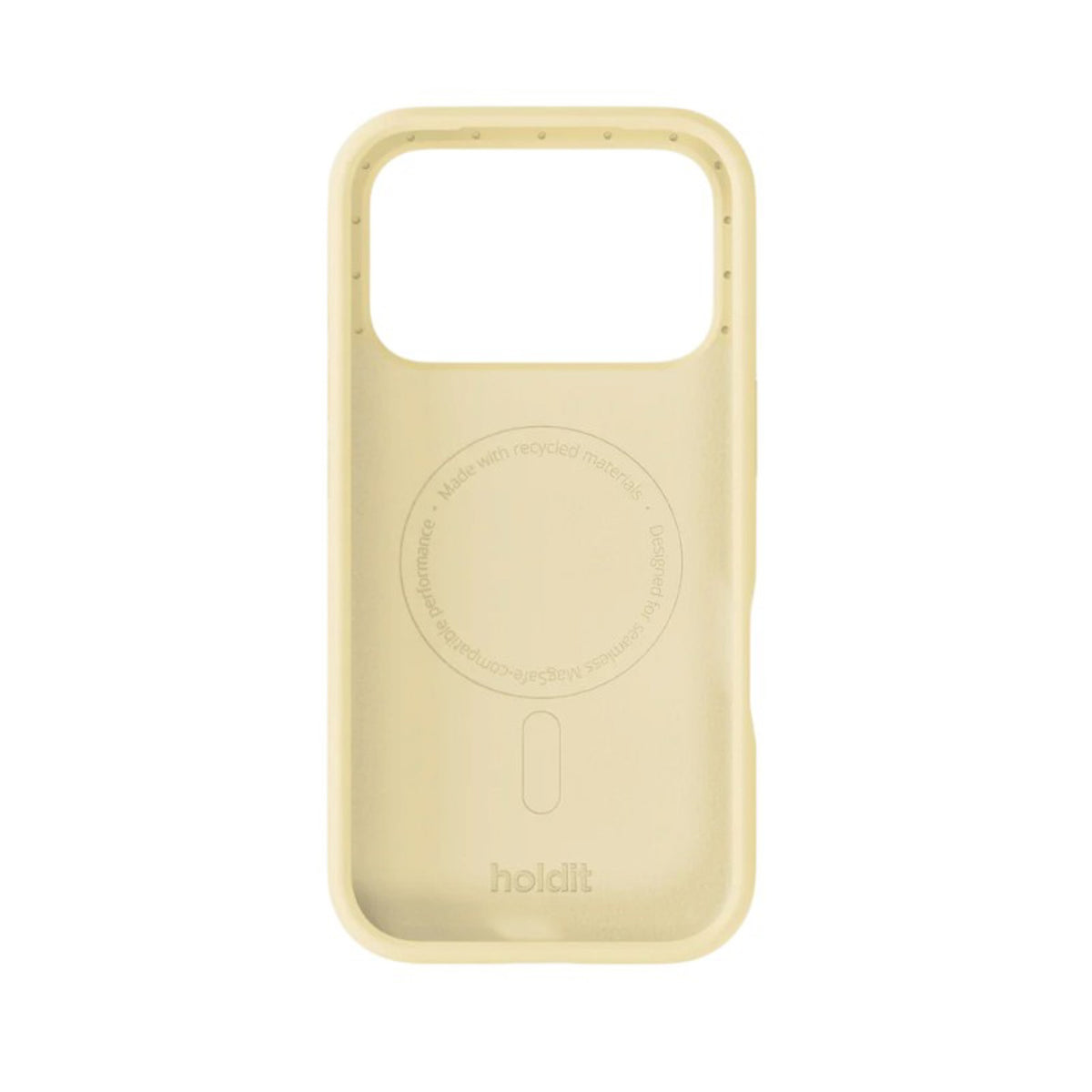 iPhone 18 Pro Max / 17 Pro Max Holdit Soft Touch MagSafe Silikone Mobil Cover - Butter Yellow
