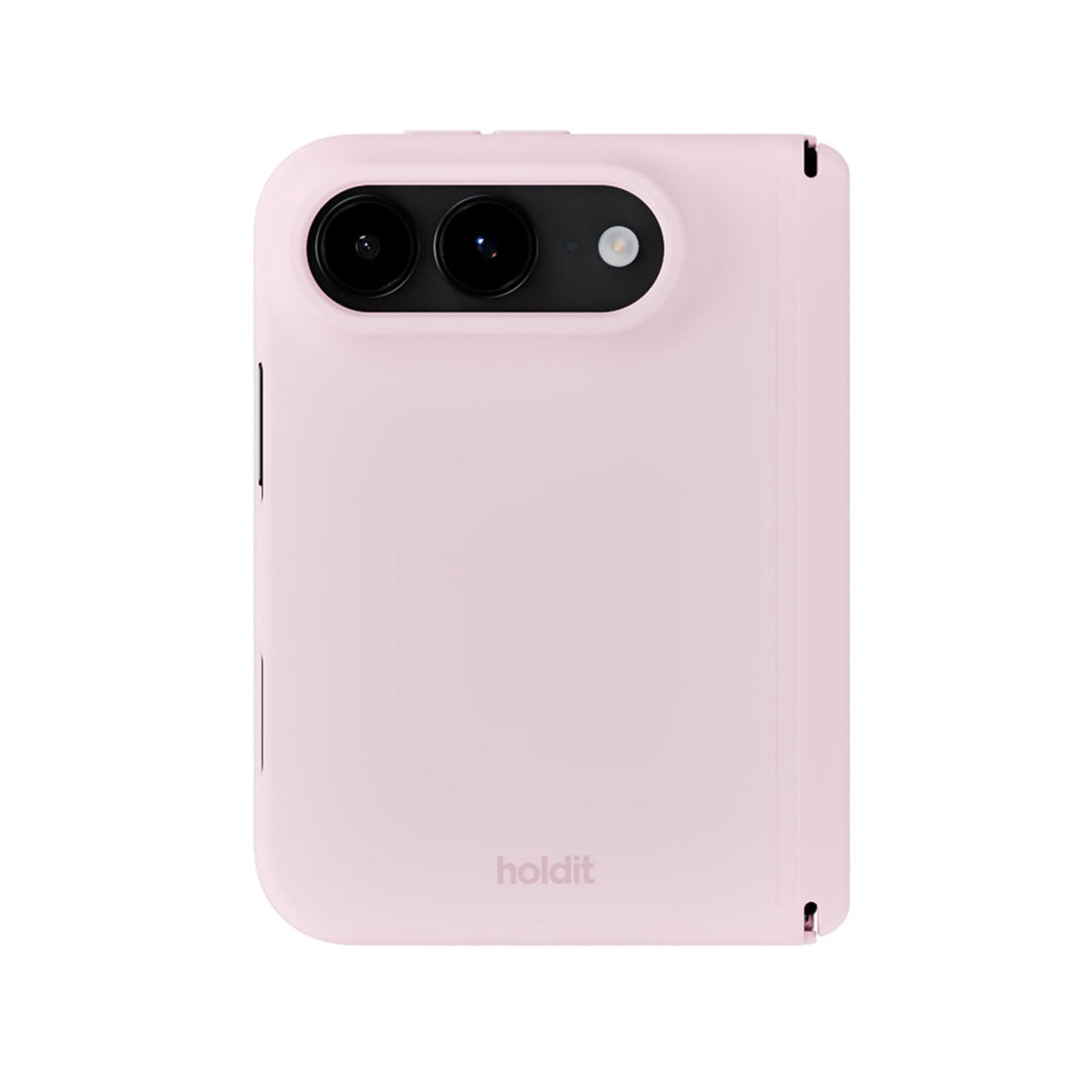 iPhone Duo Holdit Soft Touch Silikone Cover - Pale Pink