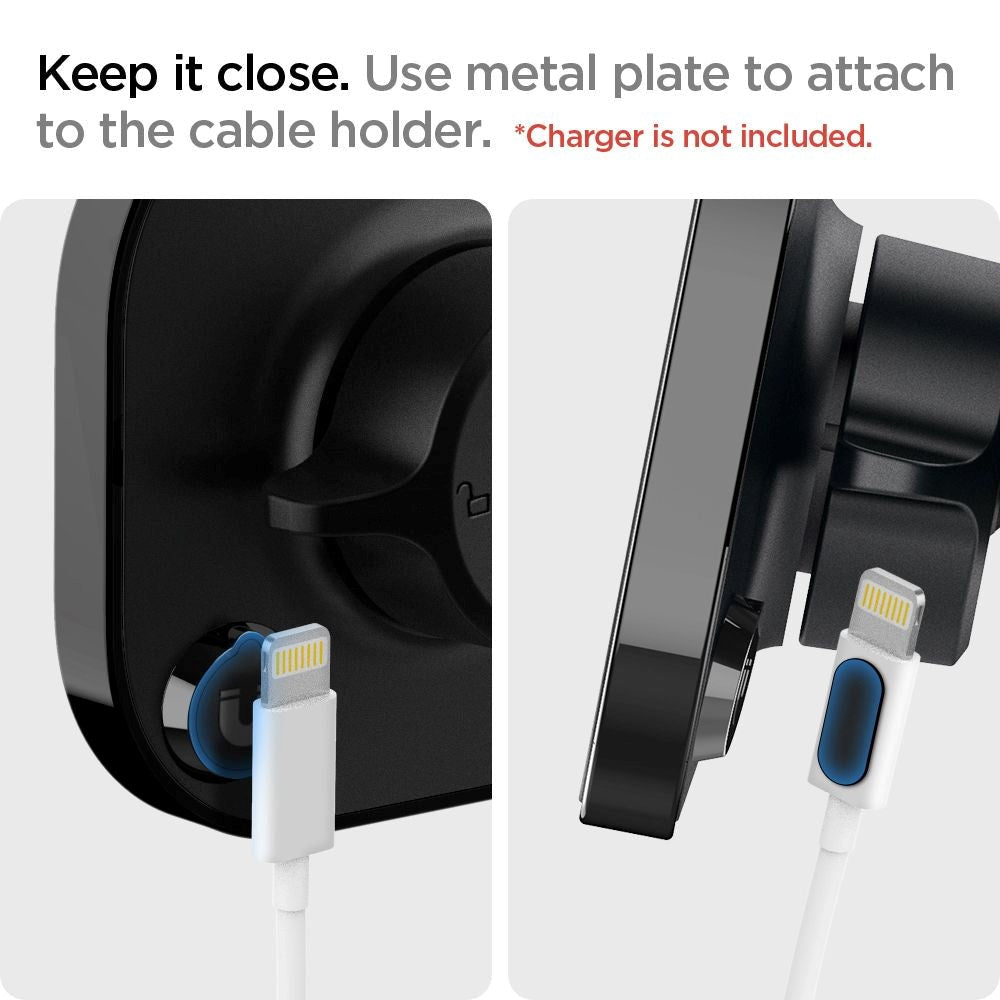 Spigen ITS12 Magnetisk Bilholder for Ventilasjon - MagSafe-kompatibel - Svart