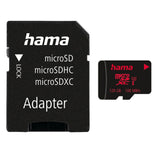 HAMA Micro SDXC-Kort med SD-Adapter 100MB/s - 128GB