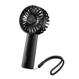 Spigen Mini Bærbar Håndholdt Ventilator m. Strop - Sort