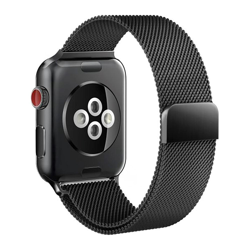 Apple Watch (38/40/SE/41/42 mm) Tech-Protect Milanese Band i rustfritt stål - svart