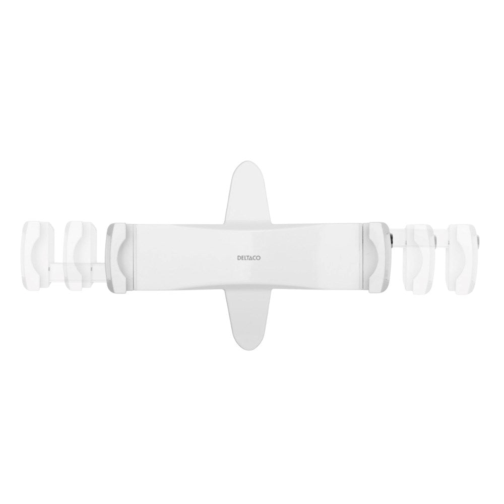 Deltaco Adapter Klemme til Tablet - Låsefunktion - Mål: 7.9 - 12.5" - Hvid