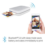 HP Sprocket mobil fotoskriver 5 x 7,6 cm med. Fotopapir - Grå