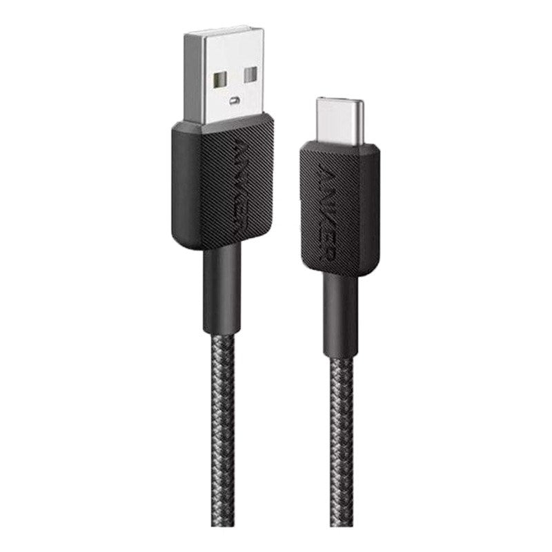 Anker 322 Nylon USB-C Kabel 15W / 1,8m - Sort