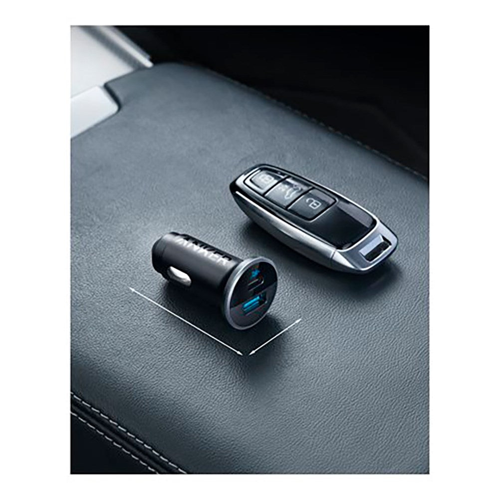Anker 325 PD Billader 53W m. USB-C &amp; USB-A - Svart 