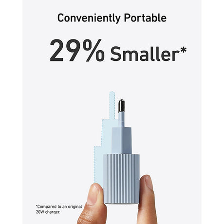 Anker Nano Vegglader 30W m. USB-C - Hvit 