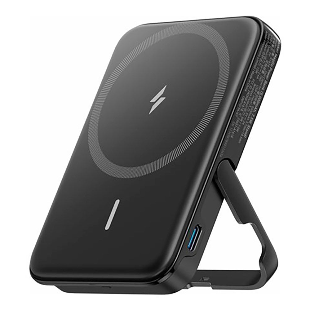 Anker 322 MagGo Batteri 12W trådløs Powerbank 5000 mAh - MagSafe-kompatibel - Svart