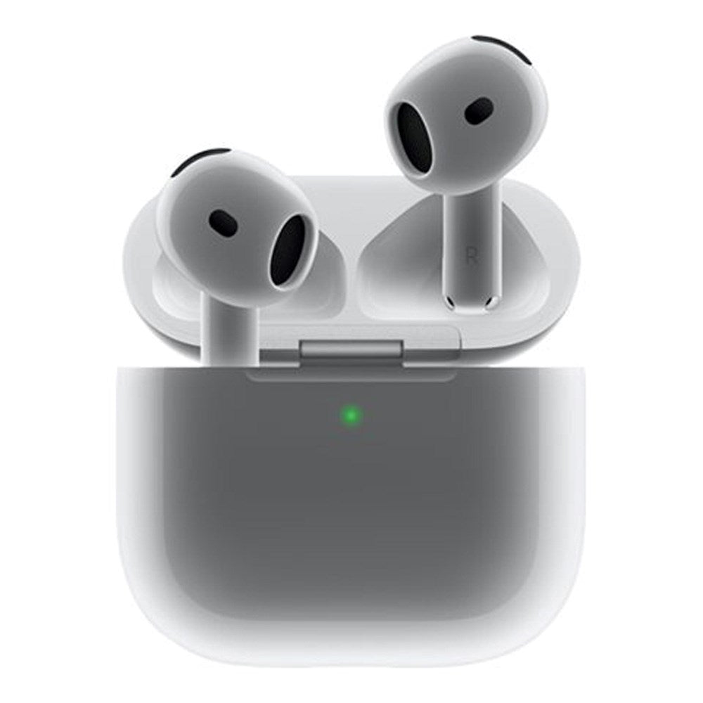 Apple AirPods 4 med Active Noise Cancelling In-Ear Headset - w. Trådløs ladeveske - Hvit