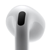 Apple AirPods 4 med Active Noise Cancelling In-Ear Headset - w. Trådløs ladeveske - Hvit