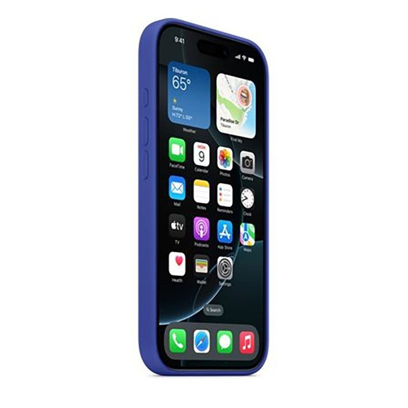 Originalt Apple iPhone 16 Pro silikon bakdeksel - MagSafe-kompatibelt - Ultramarine (MYYP3ZM/A)