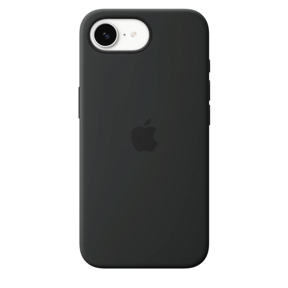 Original Apple iPhone 16e Silikone Bagside Cover - Black (MD3N4ZM/A)