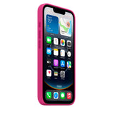 Original Apple iPhone 16e Silikone Bagside Cover - Fuchsia (MD3W4ZM/A)