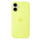 iPhone 17 Original Apple Silikone Cover - MagSafe Kompatibel - Neon Yellow (MGEV4ZM/A)
