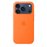 iPhone 17 Pro Original Apple Silikone Cover - MagSafe Kompatibel - Orange (MGFE4ZM/A)