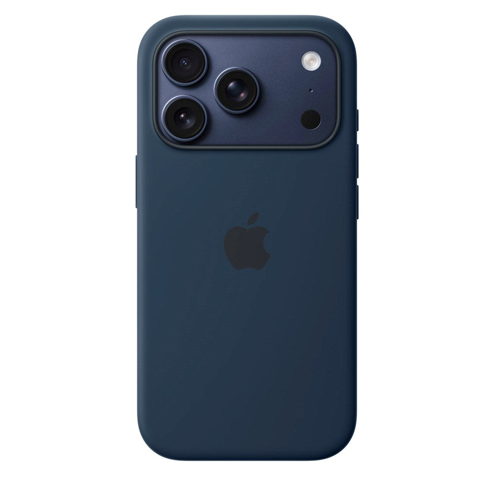 iPhone 17 Pro Original Apple Silikone Cover - MagSafe Kompatibel - Midnight (MGFH4ZM/A)