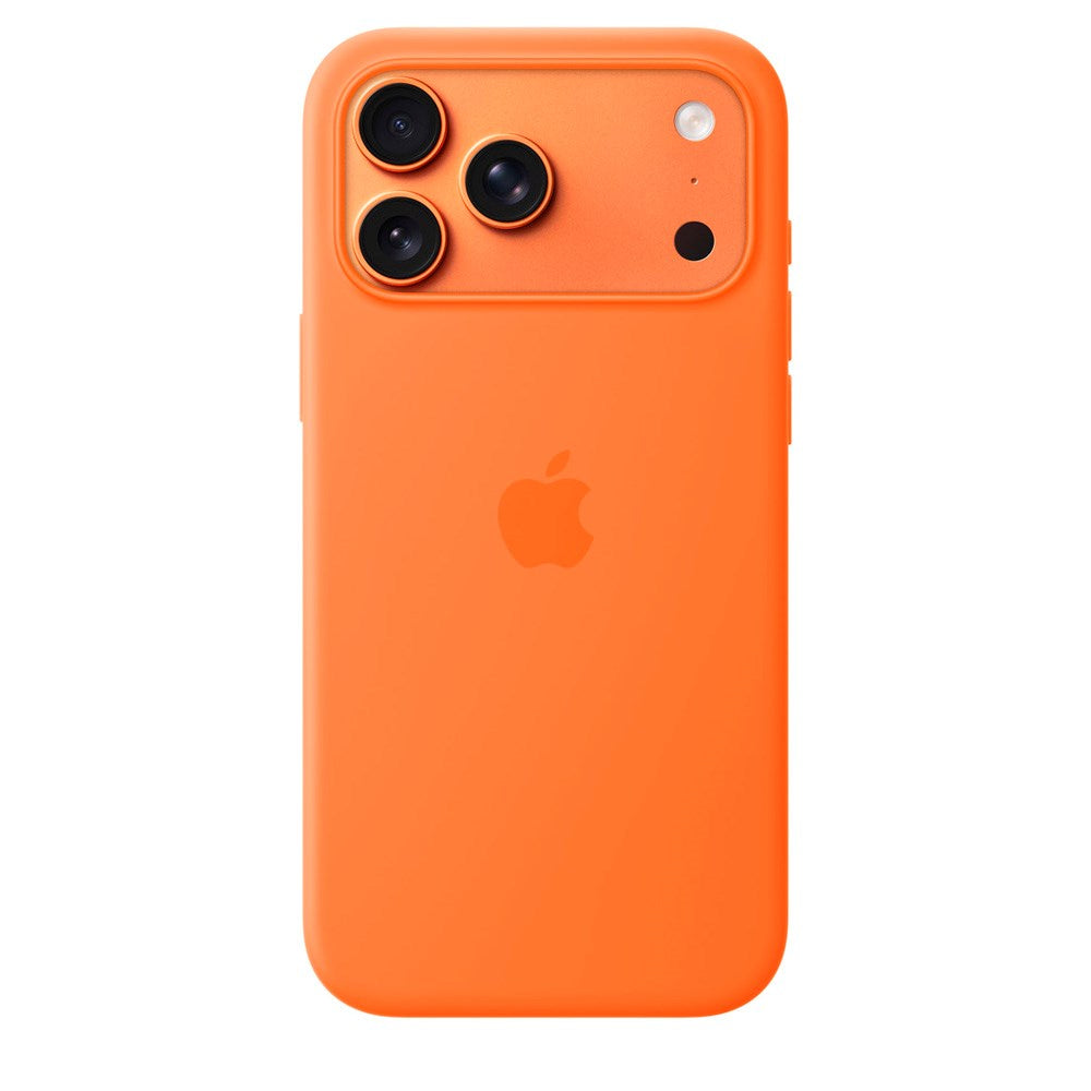 iPhone 17 Pro Max Original Apple Silikone Cover - MagSafe Kompatibel - Orange (MGFL4ZM/A)