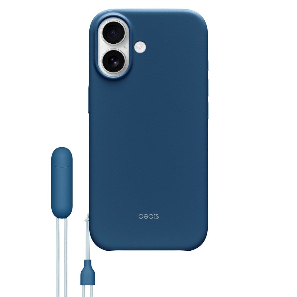 iPhone 17 Beats Cover m. Strop - MagSafe Kompatibel - Bedrock Blue