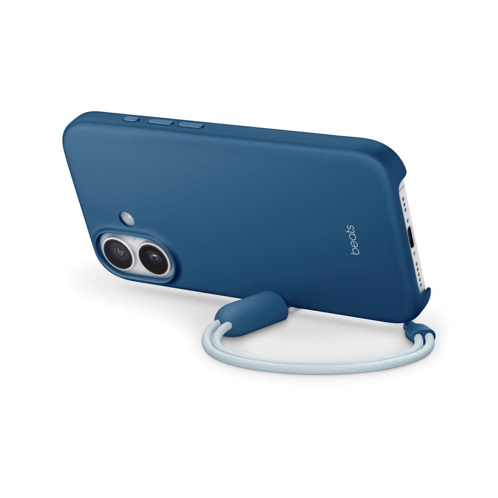 iPhone 17 Beats Cover m. Strop - MagSafe Kompatibel - Bedrock Blue