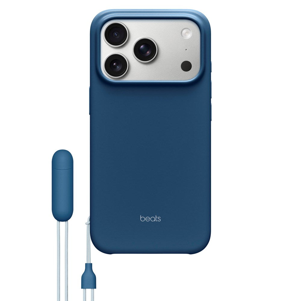 iPhone 17 Pro Beats Cover m. Strop - MagSafe Kompatibel - Bedrock Blue