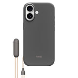 iPhone 17 Beats Cover m. Strop - MagSafe Kompatibel - Granite Gray