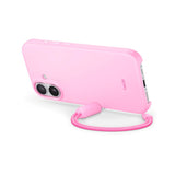 iPhone 17 Beats Cover m. Strop - MagSafe Kompatibel - Pebble Pink