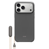 iPhone 17 Pro Max Beats Cover m. Strop - MagSafe Kompatibel - Granite Gray