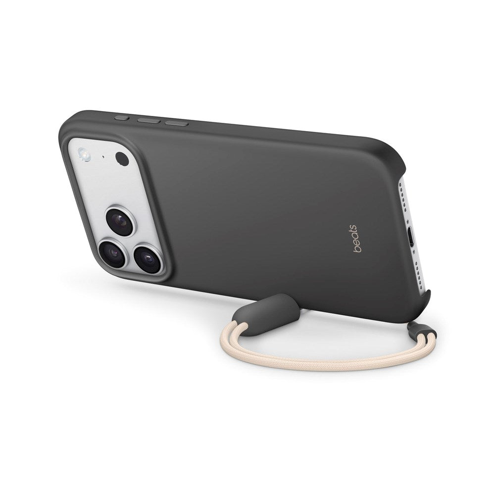 iPhone 17 Pro Max Beats Cover m. Strop - MagSafe Kompatibel - Granite Gray