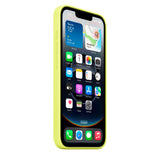 Original Apple iPhone 16e Silikone Bagside Cover - Neon Yellow (MGYW4ZM/A)