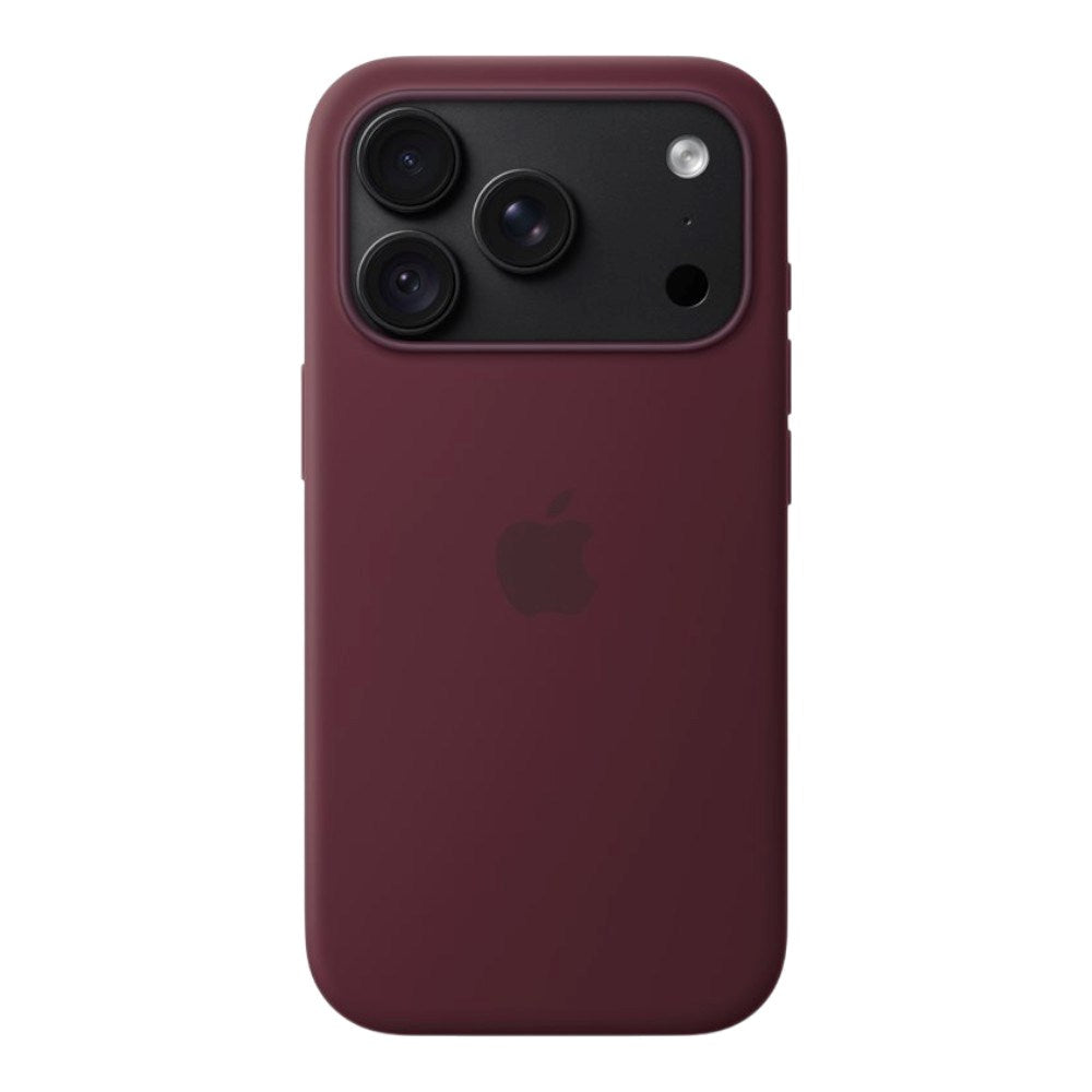 iPhone 18 Pro Original Apple Silikone Cover - MagSafe Kompatibel - Burgundy (MK8U4ZM/A)