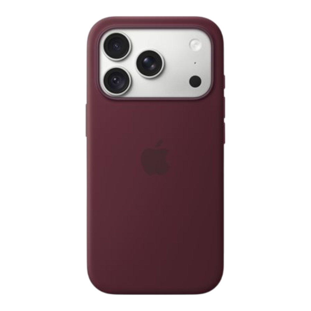 iPhone 18 Pro Original Apple Silikone Cover - MagSafe Kompatibel - Burgundy (MK8U4ZM/A)