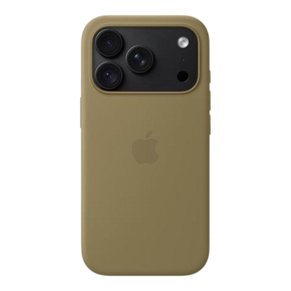 iPhone 18 Pro Original Apple Silikone Cover - MagSafe Kompatibel - Olive (MK8V4ZM/A)