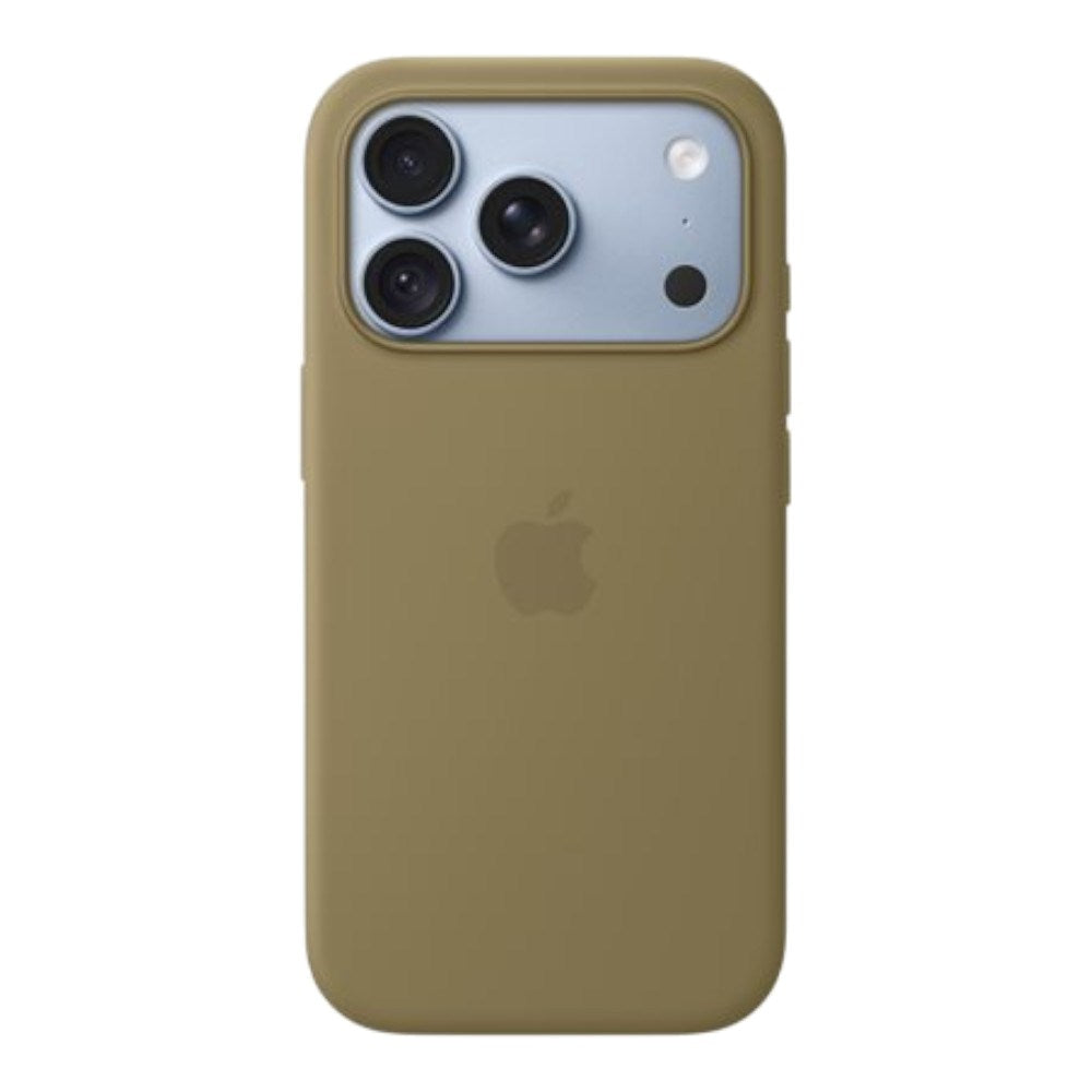 iPhone 18 Pro Original Apple Silikone Cover - MagSafe Kompatibel - Olive (MK8V4ZM/A)