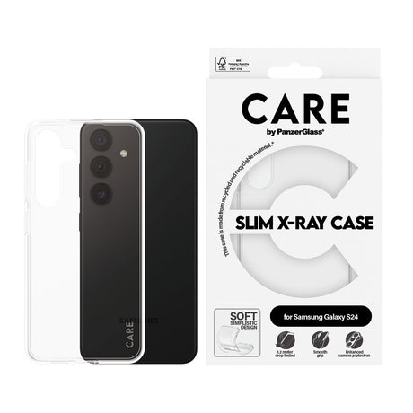 CARE by PanzerGlass Samsung Galaxy S24 FASHION X-Ray Soft Basic Bakdeksel - Gjennomsiktig