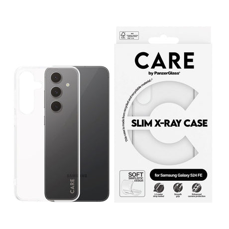 CARE by PanzerGlass Samsung Galaxy S24 FE FASHION X-Ray Soft Basic Bakdeksel - Gjennomsiktig
