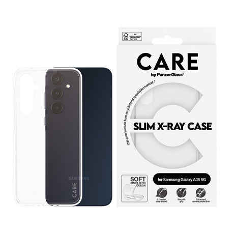 CARE by PanzerGlass Samsung Galaxy A35 (5G) FASHION X-Ray Soft Basic Bakdeksel - Gjennomsiktig