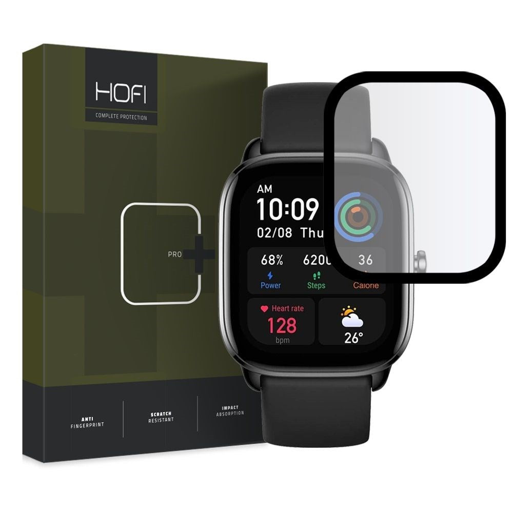 Amazfit GTS 4 Mini Hofi Hybrid Pro+ Beskyttelsesglass - Gjennomsiktig / Svart