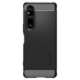 Sony Xperia 1 V Spigen Rugged Armor Bakdeksel - Mattsvart