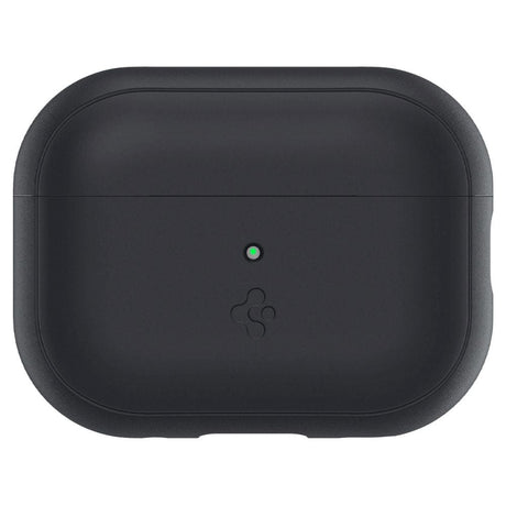 Apple Airpods Pro (2. gen.) Spigen Silicone Fit Cover m. Stropp - Svart