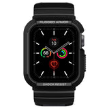 Apple Watch (40/SE/41mm) Spigen Rugged Armor Pro-deksel - svart