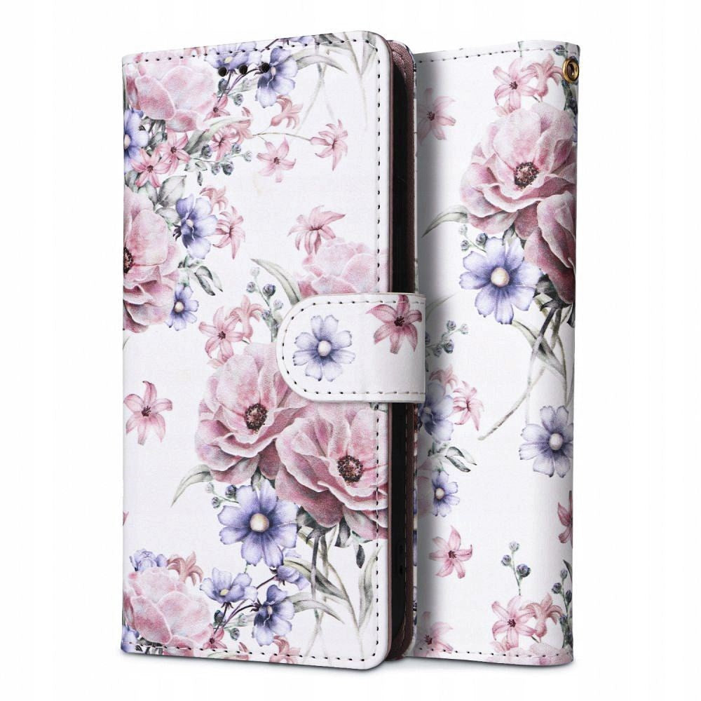 Xiaomi Poco C65 / Redmi 13C Tech-Protect Flip Wallet m. Lommebok - Blossom Flower