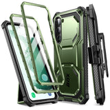 Samsung Galaxy S23+ (Plus) i-Blason Armorbox Bagside Cover - Håndværker Cover m. Skærmbeskyttelse - Grøn