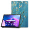 Lenovo Tab M10 Plus (3. generasjon) 10,6" (TB-125F/128F) Tech-Protect Smartcase Tri-fold deksel - hvite blomster