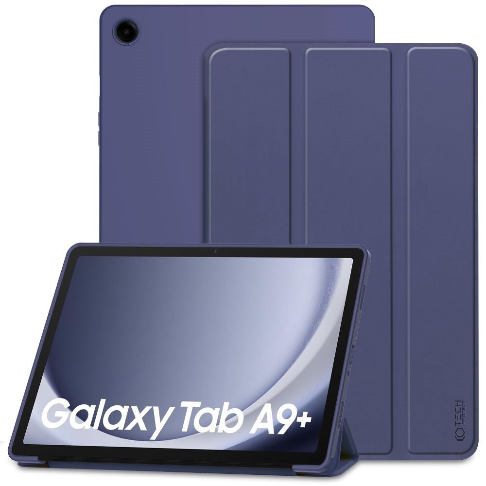 Samsung Galaxy Tab A9+ (Plus) Tech-Protect Smartcase-deksel Tri-fold - Blå